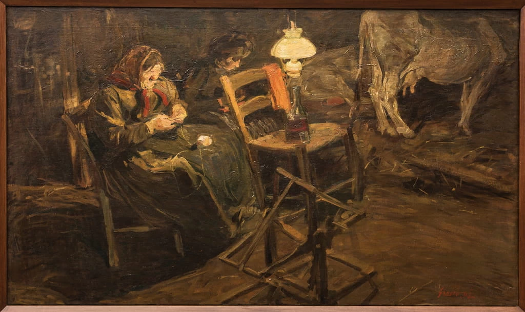 Nella stalla - Assicoop, Unipol Collection, Modena